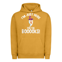 Pigment Peanut Butter teacher halloween bookworm just here for the boooks ghost tank top Urban Hoodie - trangStudio