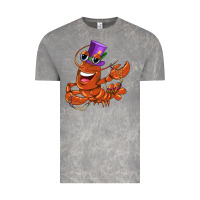 Cloud Rock mardi gras crawfish Vintage Tee - CowGirlArtShop