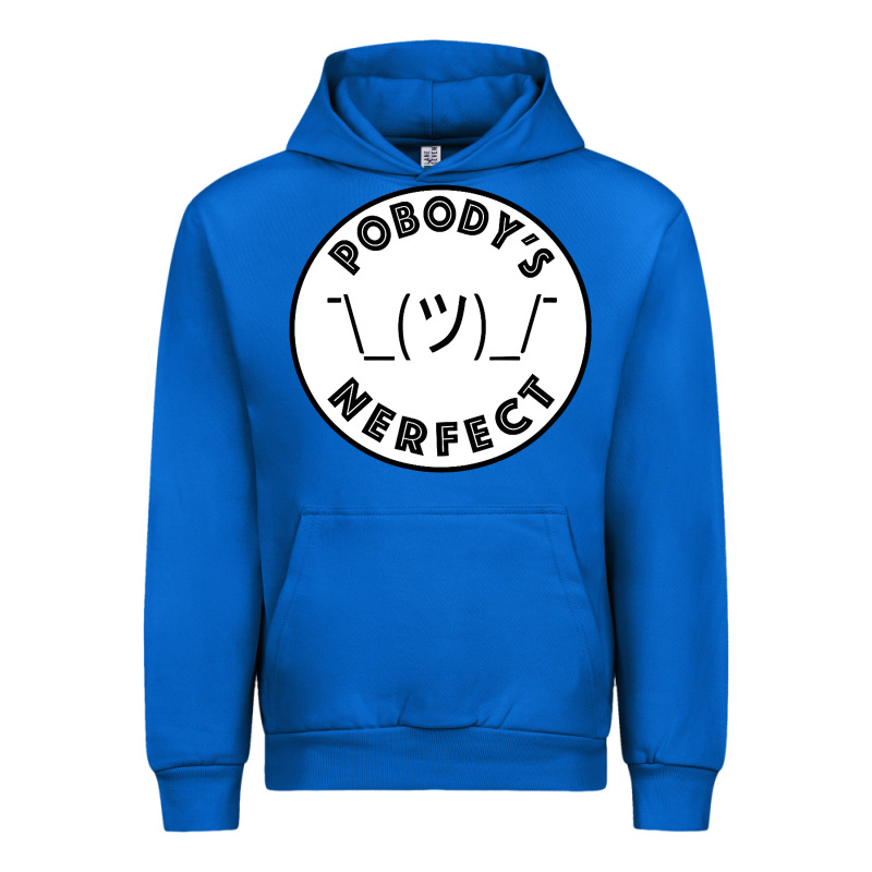 Pobody's Nerfect Retro Classic Funny Nobody's Perfect Urban Hoodie by trangStudio | Teevron