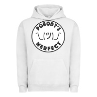 Pigment Lunar Rock Pobody's Nerfect Retro Classic Funny Nobody's Perfect Urban Hoodie - trangStudio