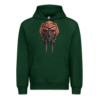 Forest Green Plo Koon Urban Hoodie - trangStudio