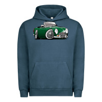Pigment Midnight Navy MG MGB roadster personalized caricature YOK94J family Urban Hoodie - trangStudio