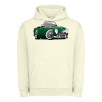 Pigment Pistachio MG MGB roadster personalized caricature YOK94J family Urban Hoodie - trangStudio