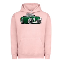 Pigment Salmon MG MGB roadster personalized caricature YOK94J family Urban Hoodie - trangStudio