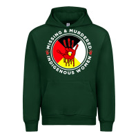 Forest Green MMIW Missing & Murdered Indigenous Women Medicine wheel mmiw Urban Hoodie - trangStudio