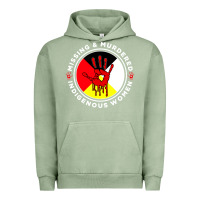 Pigment Oil Green MMIW Missing & Murdered Indigenous Women Medicine wheel mmiw Urban Hoodie - trangStudio