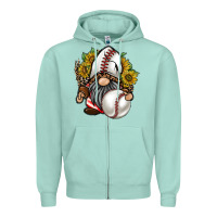 Baseball Gnome Zipper Hoodie | Teevron