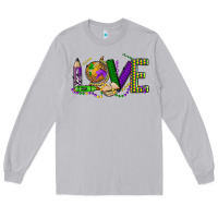 Moon Dust love teacher mardi gras Long Sleeve Tee - OliviaCreatesArt