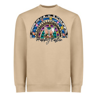Mushroom happy easter rainbow Heavyweight Sweatshirt - CowhideDigitalArt