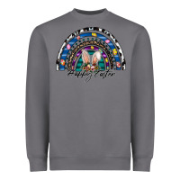 Storm happy easter rainbow Heavyweight Sweatshirt - CowhideDigitalArt