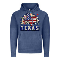 Vintage Denim texas 4th of july Vintage Hoodie - CowGirlArtShop