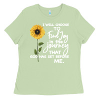 Matcha I Will Choose To Find Joy In The Journey That God Ladies Tee - Bettercallsaul