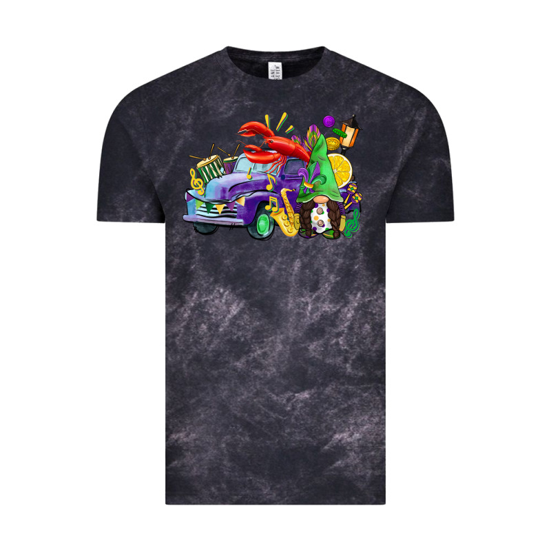 Mardi Gras Gnome On The Truck Vintage Tee by CowGirlArtShop | Teevron