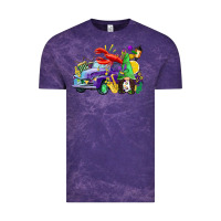 Cloud Purple mardi gras gnome on the truck Vintage Tee - CowGirlArtShop