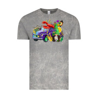 Cloud Rock mardi gras gnome on the truck Vintage Tee - CowGirlArtShop