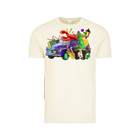 Vintage Arctic mardi gras gnome on the truck Vintage Tee - CowGirlArtShop
