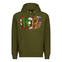 Army Green christmas nr nurse practitioner nurse Premium Hoodie - LillyAllenDesigns