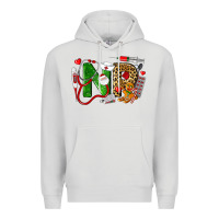 Dove Grey christmas nr nurse practitioner nurse Premium Hoodie - LillyAllenDesigns