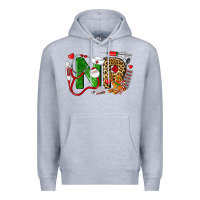 Heather Grey christmas nr nurse practitioner nurse Premium Hoodie - LillyAllenDesigns
