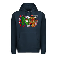 Navy christmas nr nurse practitioner nurse Premium Hoodie - LillyAllenDesigns