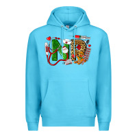 Ocean Blue christmas nr nurse practitioner nurse Premium Hoodie - LillyAllenDesigns