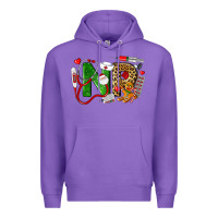 Purple christmas nr nurse practitioner nurse Premium Hoodie - LillyAllenDesigns