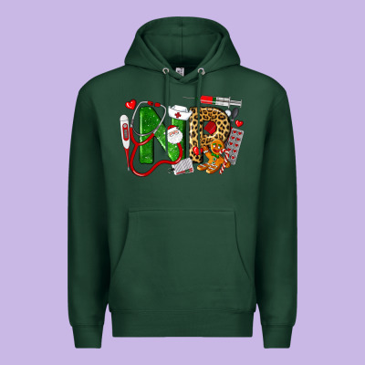Christmas Nr Nurse Practitioner Nurse Premium Hoodie Designed By Lillyallendesigns
