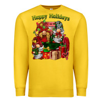 Lemon happy holidays gnomes truck Premium Sweatshirt - BarkalooDesign
