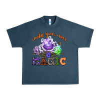 Midnight Navy make your own magic Urban Heavy Tee - CowGirlArtShop
