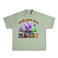 Oil Green make your own magic Urban Heavy Tee - CowGirlArtShop