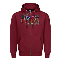 Burgundy best mom ever Zipper Hoodie - RacoonDesign