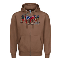 Chestnut best mom ever Zipper Hoodie - RacoonDesign