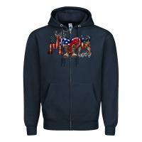 Navy best mom ever Zipper Hoodie - RacoonDesign