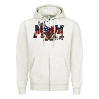 Oatmeal Heather best mom ever Zipper Hoodie - RacoonDesign