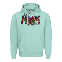 Seafoam best mom ever Zipper Hoodie - RacoonDesign