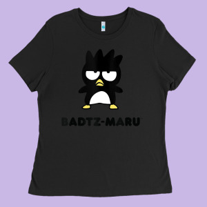 Badtzmaru Character Front And Back Ladies Tee Designed By Trangstudio