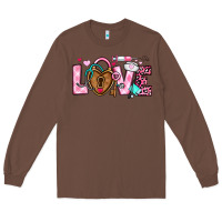 Chestnut love valentines day nurse Long Sleeve Tee - OliviaCreatesArt