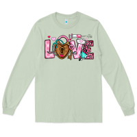 Matcha love valentines day nurse Long Sleeve Tee - OliviaCreatesArt