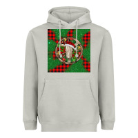 Moon Dust Christmas bull skull Heavyweight Hoodie - BarkalooDesign