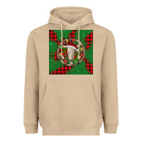 Mushroom Christmas bull skull Heavyweight Hoodie - BarkalooDesign