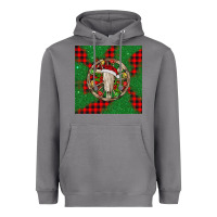 Storm Christmas bull skull Heavyweight Hoodie - BarkalooDesign