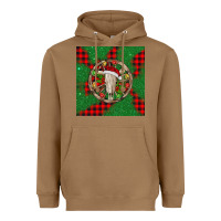Toasted Coconut Christmas bull skull Heavyweight Hoodie - BarkalooDesign