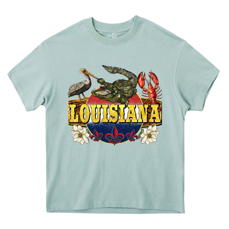 Louisiana State Heavy Core Tee by BarkalooDesign | Teevron