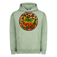 Pigment Oil Green juneteenth  coasters Urban Hoodie - AdoDesignShop