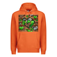 Carrot St. Patrick's Day hearts Premium Hoodie - Jasminsmagicworld