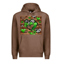 Chestnut St. Patrick's Day hearts Premium Hoodie - Jasminsmagicworld