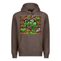 Coffee St. Patrick's Day hearts Premium Hoodie - Jasminsmagicworld