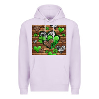 Lilac St. Patrick's Day hearts Premium Hoodie - Jasminsmagicworld