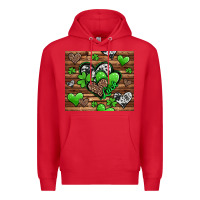 Red St. Patrick's Day hearts Premium Hoodie - Jasminsmagicworld