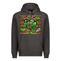 Smoke St. Patrick's Day hearts Premium Hoodie - Jasminsmagicworld